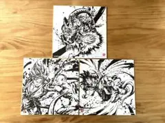 ドラゴンボール　墨式色紙　3枚セット