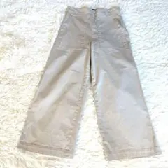 フローレント　36 Ｓ〜M　　　 ベージュ 　ガウチョ　ワイドパンツ