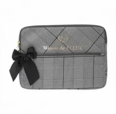 Maison de FLEUR チェック柄タブレットケース