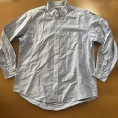 90'S オールドユニクロ オックスフォード ボタンダウンシャツ XL 青