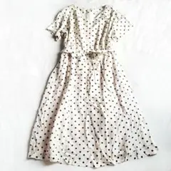 MACKINTOSH PHILOSOPHY　半袖　ワンピース　ドット　38