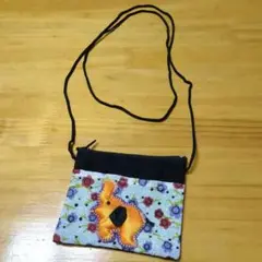【未使用】ぞうモチーフ ミニポシェット
