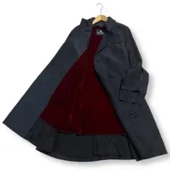 美品 Aquascutum アクアスキュータム ベロアライナー トレンチコート