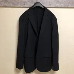 UNIQLO感動ジャケット ウールライク sizeXL ネイビー スリムフィット
