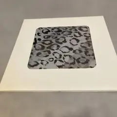 ムーンバット　ヒョウ柄シルクスカーフ　88センチ✖︎88センチ