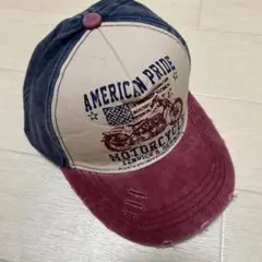 赤色 レッドキャップ ロック アメカジ レトロヴィンテージ ガレージトラッカー