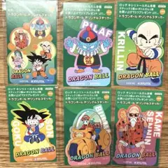 ドラゴンボール　オリジナルさステッカー　全6枚セット