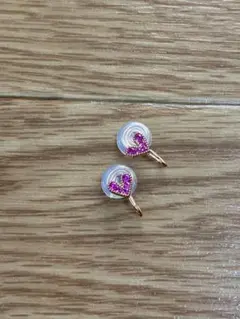 ハート　イヤリング