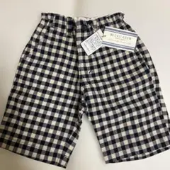 100センチ　チェック柄 ショートパンツ