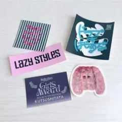ステッカーセット ウサギキャラクター