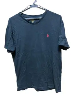 Polo Ralph Lauren 黒色　Vネック Tシャツ Sサイズ