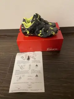 新品　santic サイクルシューズ　9 ビンディング　24.5 迷彩　カモフラ
