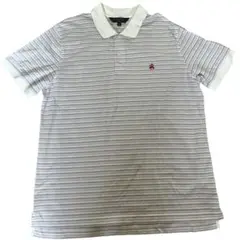 Brooks Brothers ダブルストライプ ポロシャツ XL