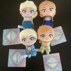 アナと雪の女王 マスコット　てつなぎVer. 全4種セット