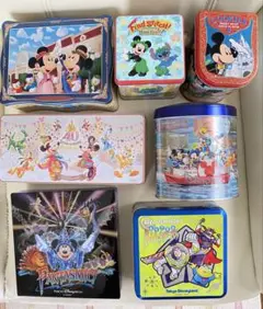 ディズニー空き缶セット　7点