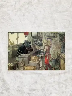 ドロヘドロ原画展　ポストカード　カイマン　ニカイドウ　林田球