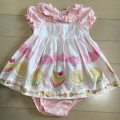 シャーリーテンプル アイスサンド 90 ロンパース ワンピース