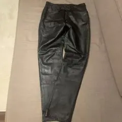 メンズ　牛革パンツ　本革パンツ　レザーパンツ　Mサイズ