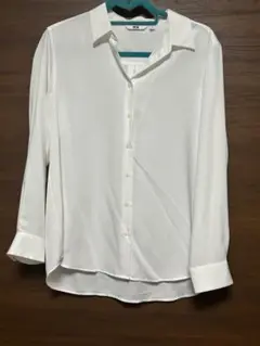 UNIQLO ホワイト 長袖シャツ L