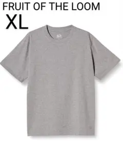 フルーツオブザルーム　7オンス　ヘビーウェイト クルーネックTシャツ　グレー