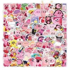 ☆星のカービィ☆ ステッカー 超お得100枚売り! 防水シール