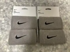 新品　NIKE ナイキ スウッシュ ダブルワイドリストバンド4個セット