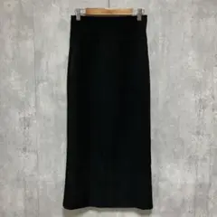 ♪ tip top フロント切り替えナロースカート ブラック 黒 Sサイズ
