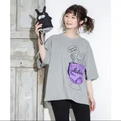美品✨　ScoLar スカラー　タマゴラビル パッカブルワイドTシャツ