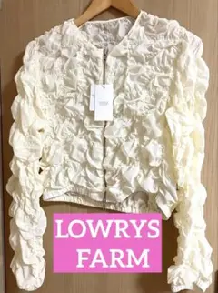 定価6,990円 新品 ローリーズファーム ポコポコＺＩＰシャツＬＳ　ブルゾン