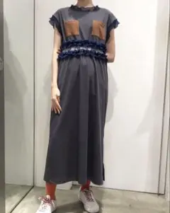 BANKTOKYO ガスヴァンサントみたいに蒼い　combi dress