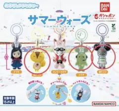 サマーウォーズ　ガチャポン　めじるしアクセサリー　３点セット