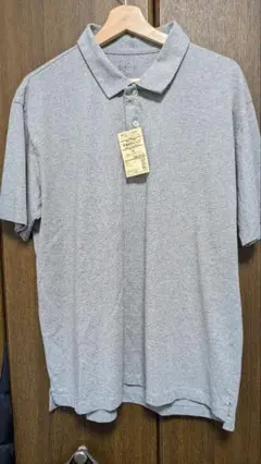 無印良品 半袖ポロシャツ XL グレー