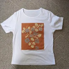 タキヒヨー/franeries フラネリ★花柄プリント Tシャツ 　Sサイズ