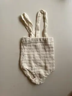 MONBÉBÉ アイボリー ロンパース S
