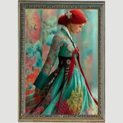 Ｐ1044 女神様　　【開運•風水•絵画風・ヒーリングアート】