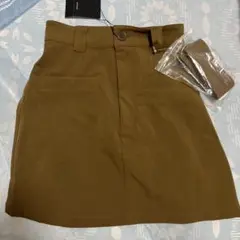EMODA BELTPOCKET SK ブラウン タイトスカート ベルト付き