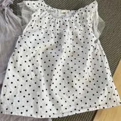 ドット　ノースリーブ　95cm