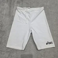 asics　アシックス　コンプレッション　スパッツ　L　ホワイト　陸上　マラソン