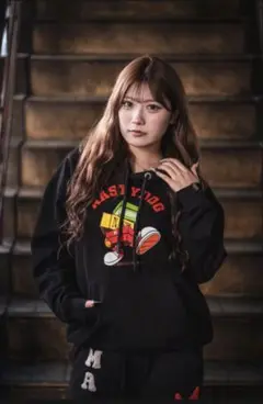 【新品未使用】ナスティードッグ ND Boxxx Hoodie 黒 パーカー L