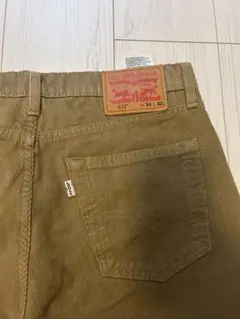 Levi's 511 スリムフィット コーデュロイパンツ34x32