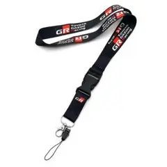 GR トヨタ GAZOO Racing ランヤード ネックストラップ TRD黒s