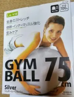 LAVIE GYM BALL 75cm シルバー