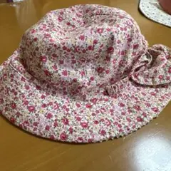 any FAM 花柄リボン付き　ハット