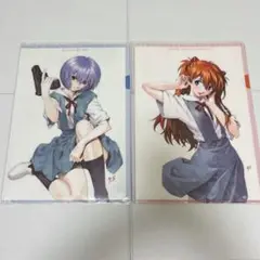 エヴァンゲリオン レイ アスカ クリアファイル セット