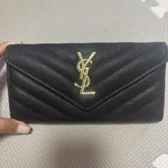 SAINT LAURENT ブラック 長財布