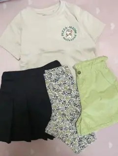 ユニクロ mofusand Tシャツ ショーパン スカパン レギンスパンツ