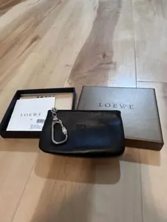LOEWE キーリング ナッパレザー コインケース