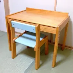 オリーブ　キッズラージデスク　ナチュラル　木製デスク 引き出し付き　ニトリ ❁﻿ ﻿ ﻿ こんにちは☀︎﻿ ﻿ ニトリの﻿ オリーブキッズデスク