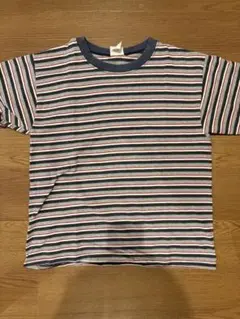 BASIC EDITIONS Border t 80s usaマルチボーダー