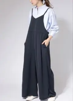 アメリカンホリック　美品　サロペットパンツ　オールインワン　バックリボン　F